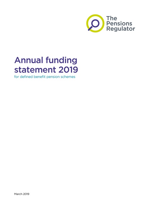 An example of the front page of an annual funding statement