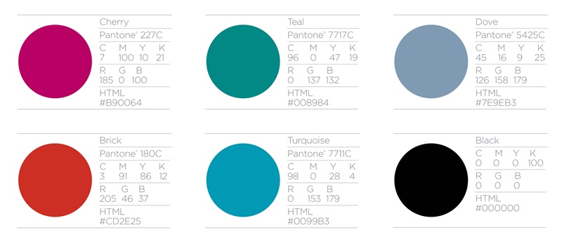 Secondary colour palette