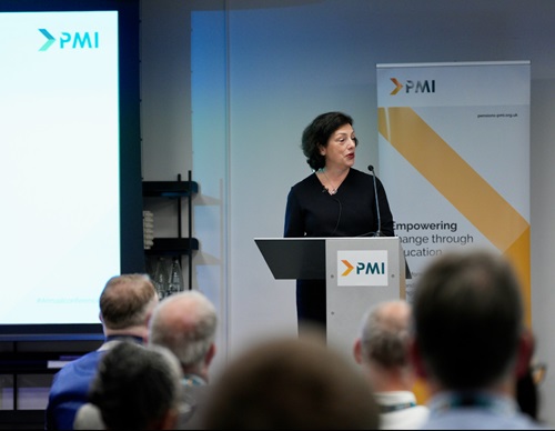 Nausicaa Delfas speaking at PMI
