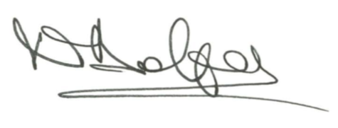 Signature of Nausicaa Delfas, Chief Executive